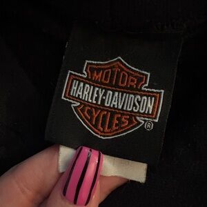 Harley-Davidson Black and Orange Emblem Patch